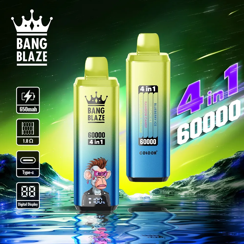BANG BLAZE 60K 使い捨てVAPE 4in1 6万パフ 48mL大容量 商品画像