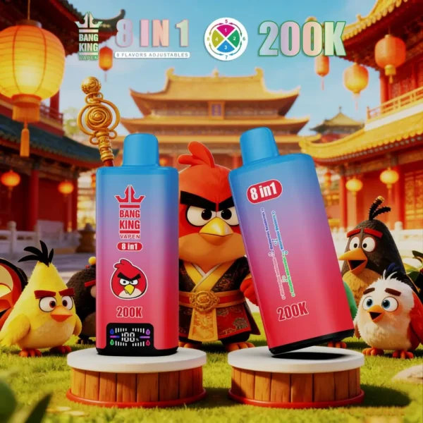 Bang King 200K Puffs 8in1 (10) - 使い捨て電子タバコ