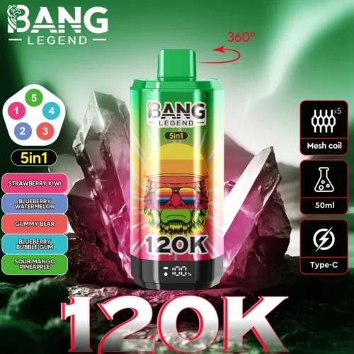 Bang-Legend-120000-120K-Puffs-5-in-1-Flavors-strawberry-kiwi-blueberry-watermelo