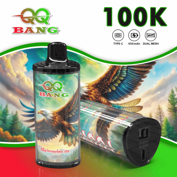 QQbang 100K (2) - 使い捨て電子タバコ