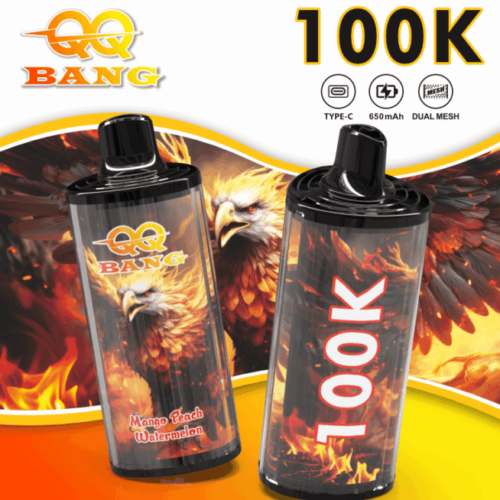 QQbang 100K (9) - 使い捨て電子タバコ