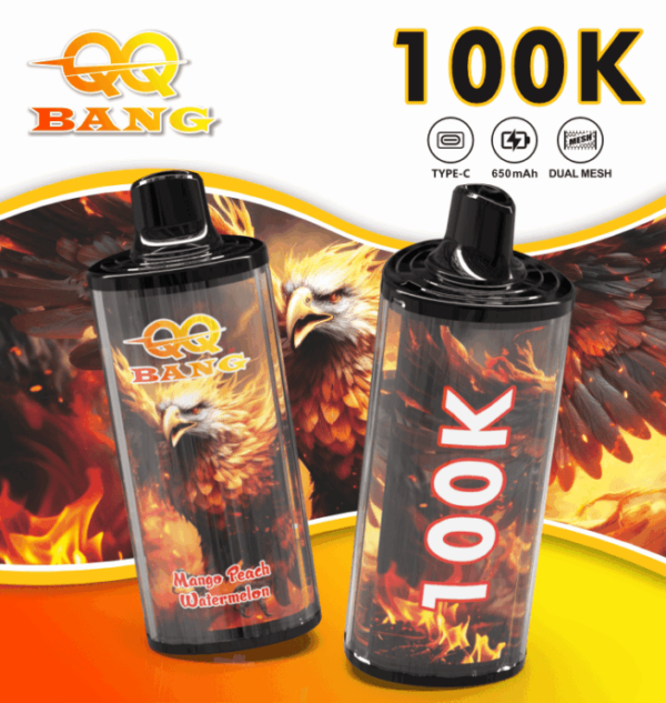 QQbang 100K (9) - 使い捨て電子タバコ
