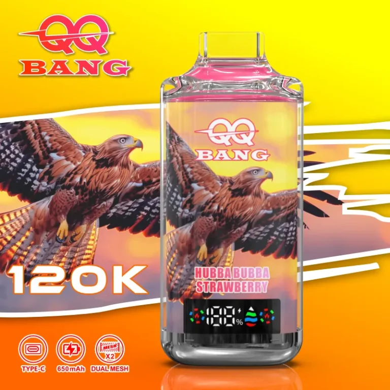 QQBANG 120000 使い捨てVAPE 12万パフ 35mL グラデーションデザイン 商品画像