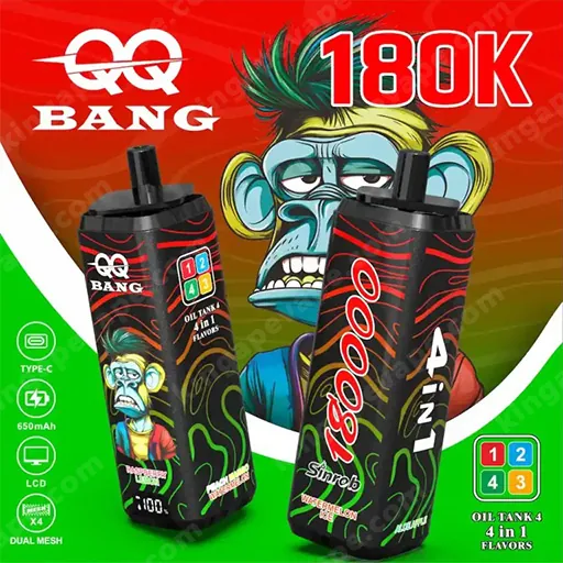 QQbang 180000 4-in-1 使い捨てVAPE