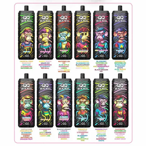 QQBANG 180000 使い捨てVAPE 18万パフ 60mL 4-in-1 モンキーデザイン 商品画像