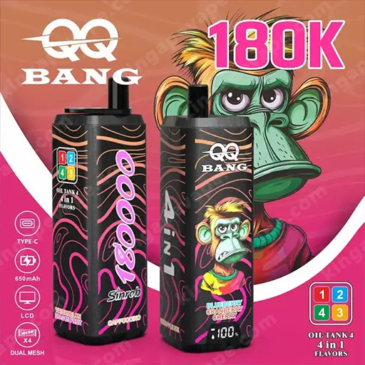 QQbang-180k (4) - 使い捨て電子タバコ