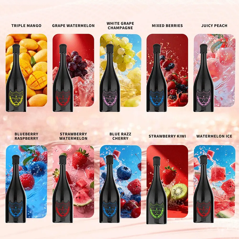 SOLARIS VAPE Champagne 使い捨てVAPE 30000パフ 18mL ソーラーチャージ 商品画像